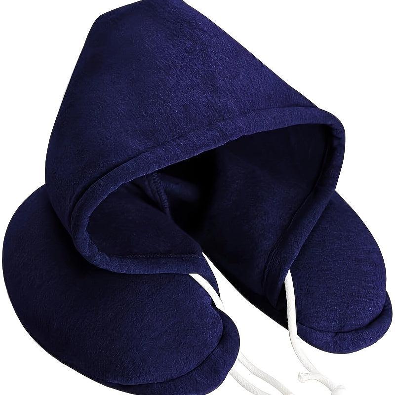 Hooded U-Shaped Travel Pillow - StarsKing Technology