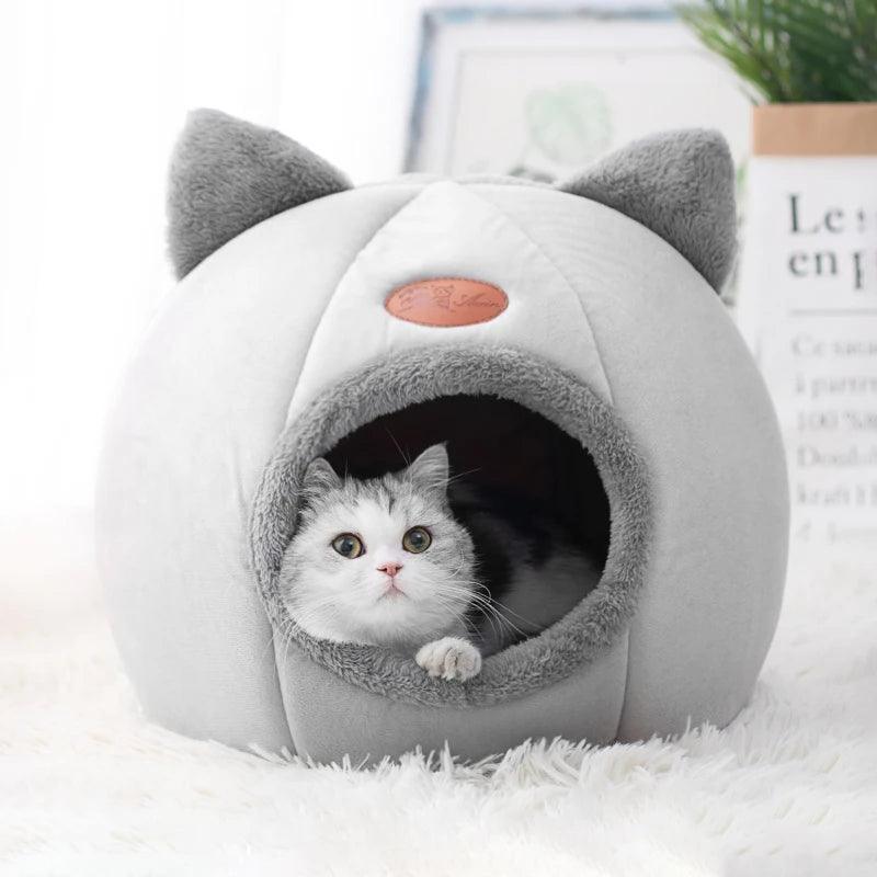 Winter Cozy Cat Bed Cave - StarsKing Technology