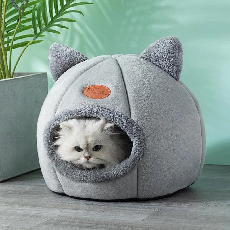 Winter Cozy Cat Bed Cave - StarsKing Technology