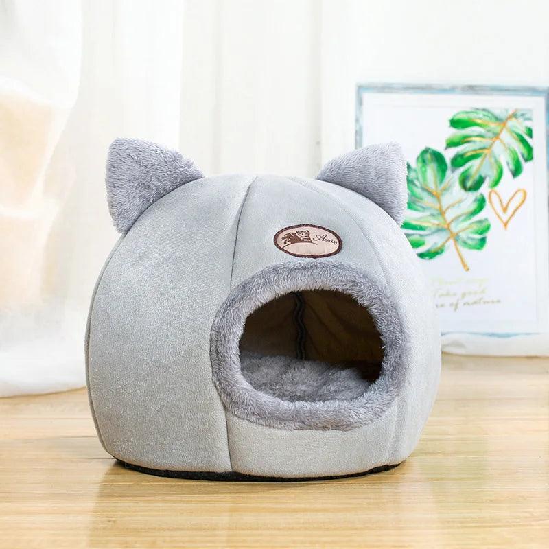 Winter Cozy Cat Bed Cave - StarsKing Technology