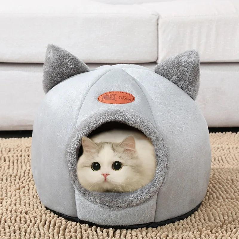 Winter Cozy Cat Bed Cave - StarsKing Technology