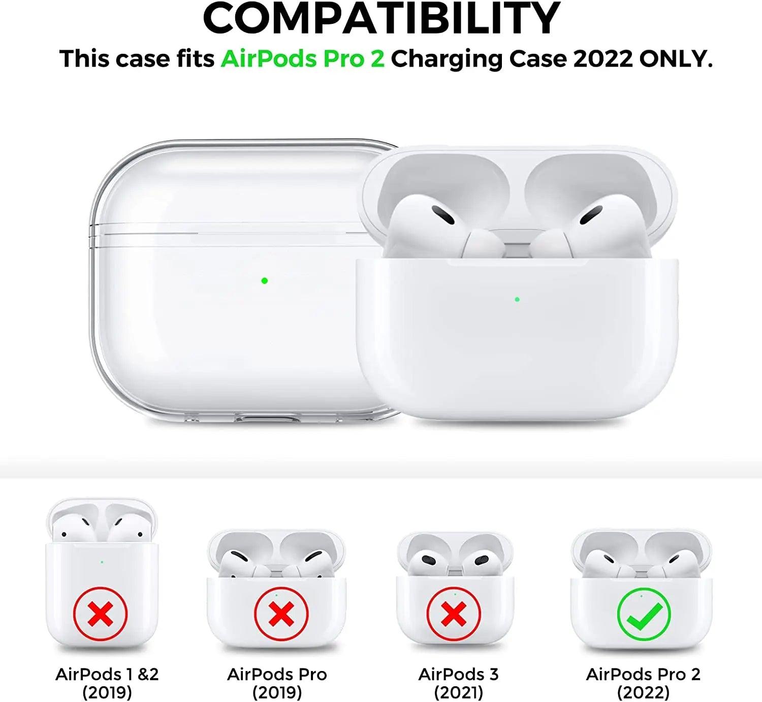 Clear Silicone Case for Airpods Pro 2 - StarsKing Technology