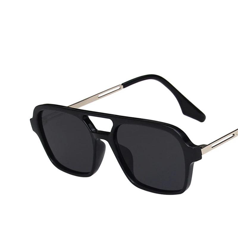 Retro Double Bridge Sunglasses - StarsKing Technology