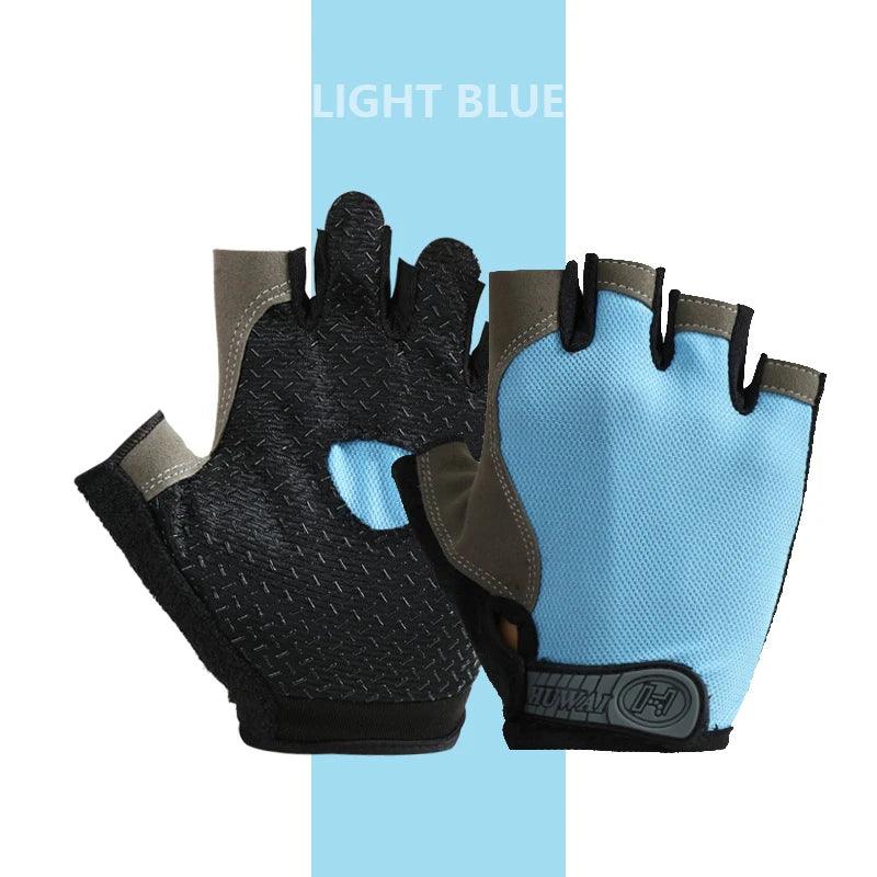 Breathable Half Finger Cycling Gloves - Anti-Slip, Washable Gym Gloves - StarsKing Technology