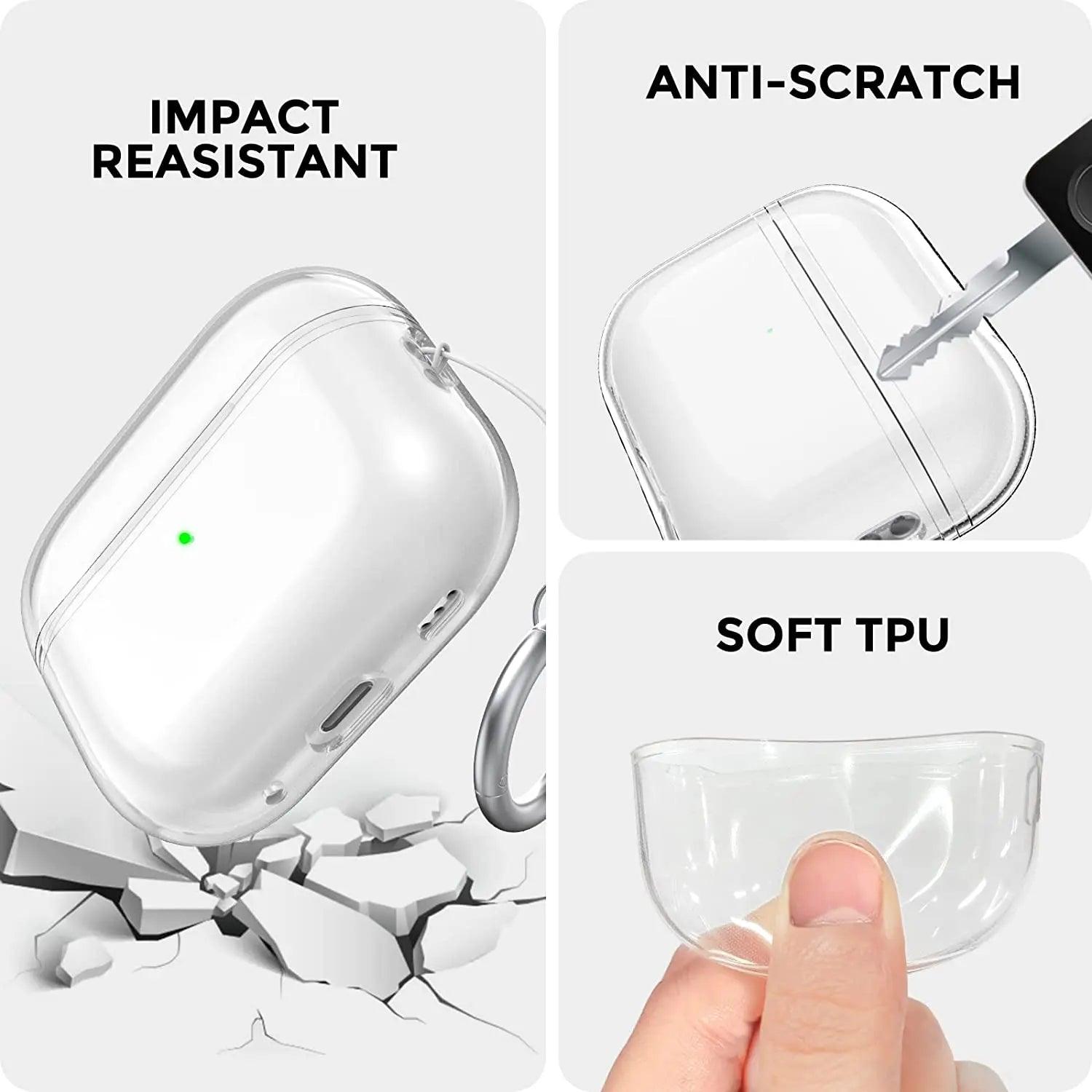 Clear Silicone Case for Airpods Pro 2 - StarsKing Technology