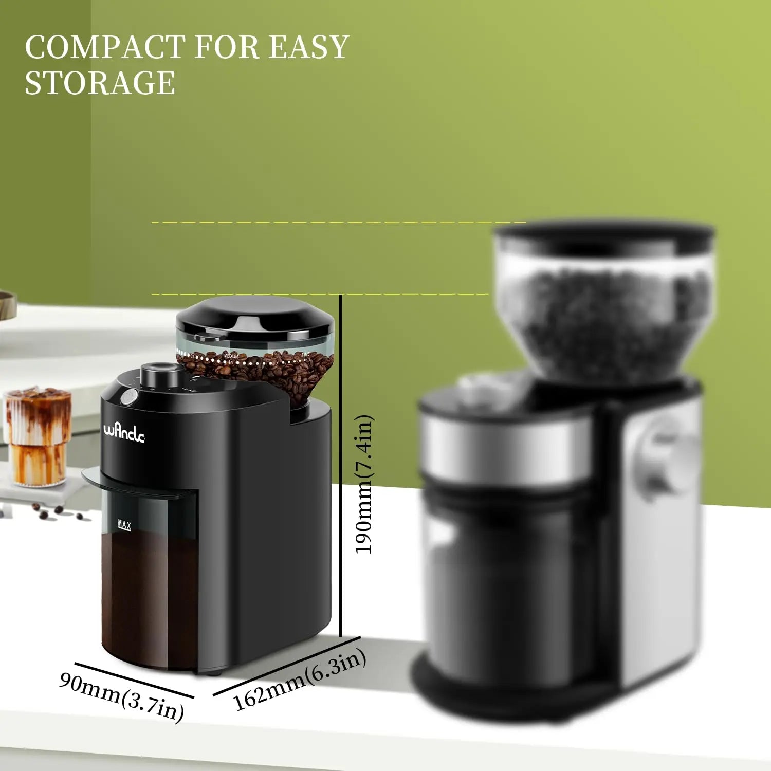 Adjustable Burr Coffee Grinder (220V) - StarsKing Technology