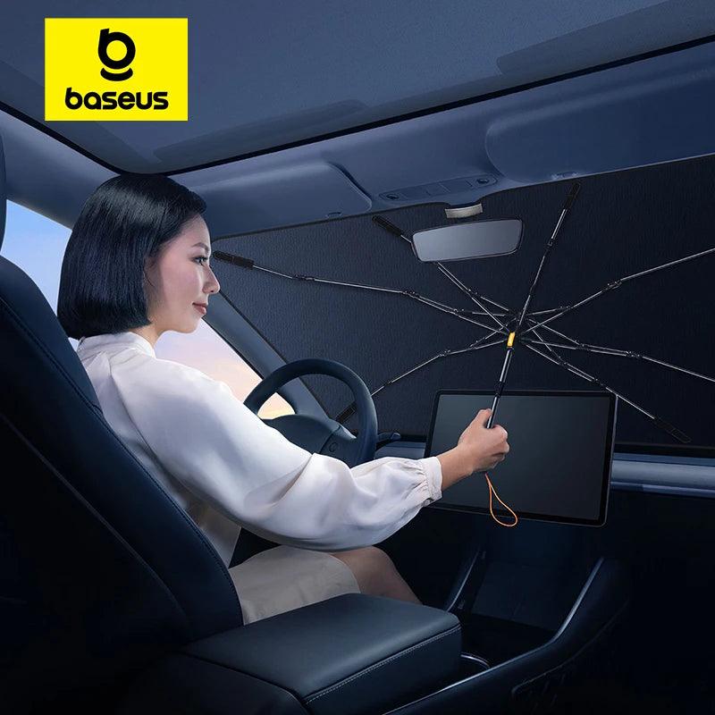 Foldable Car Windshield Sunshade for Tesla Model 3/Y - StarsKing Technology