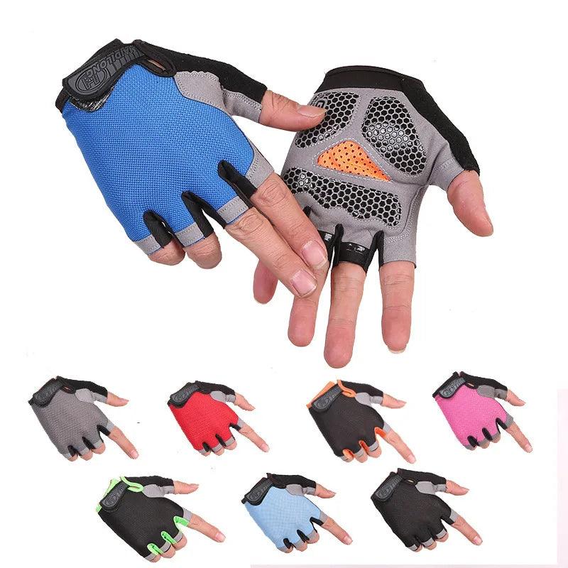 Breathable Half Finger Cycling Gloves - Anti-Slip, Washable Gym Gloves - StarsKing Technology