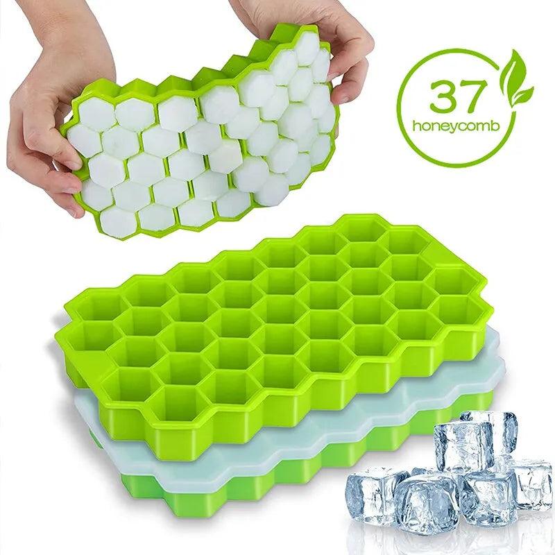 Honeycomb 37 Lattice Cube Tray Maker: Perfect Ice Every Time - StarsKing Technology