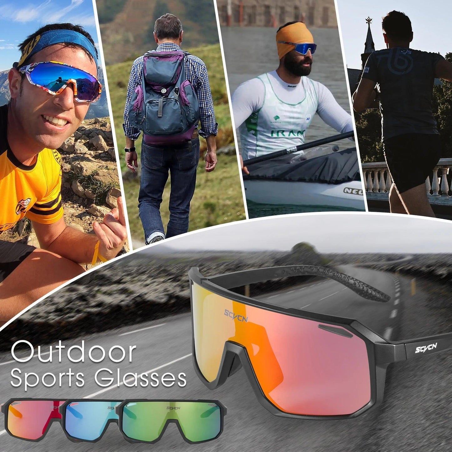 Cycling Glasses UV400 Bike Sunglasses - StarsKing Technology