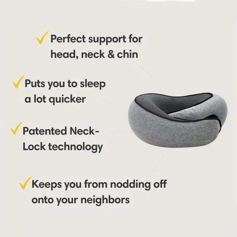 Memory Foam Neck Pillow - StarsKing Technology