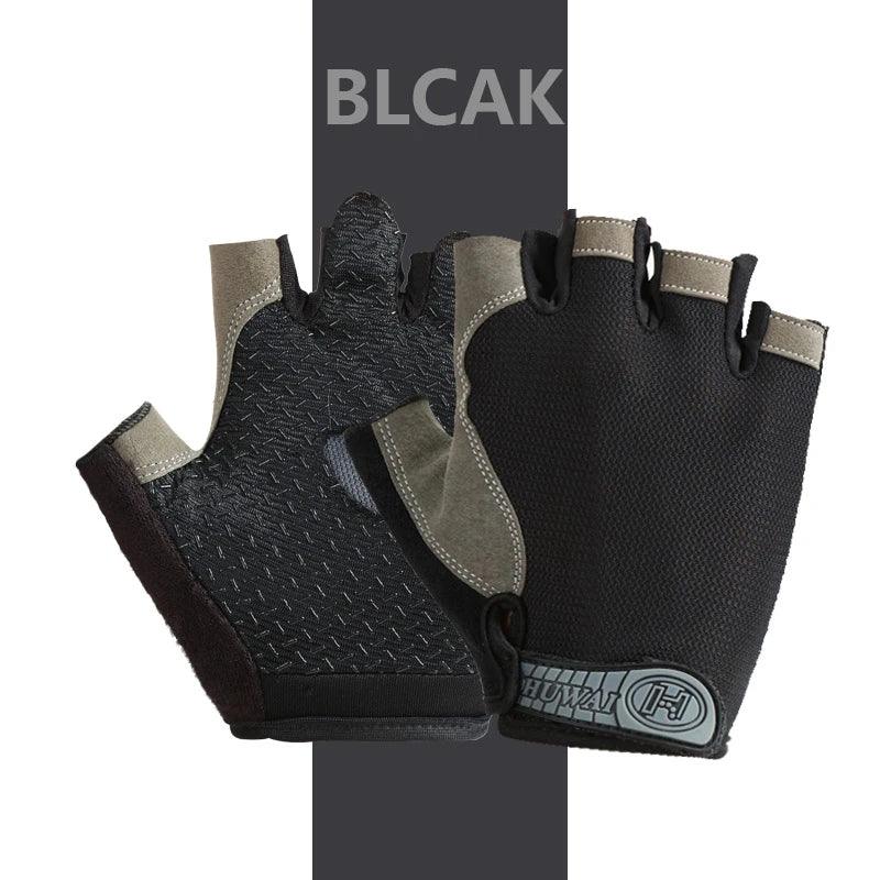 Breathable Half Finger Cycling Gloves - Anti-Slip, Washable Gym Gloves - StarsKing Technology