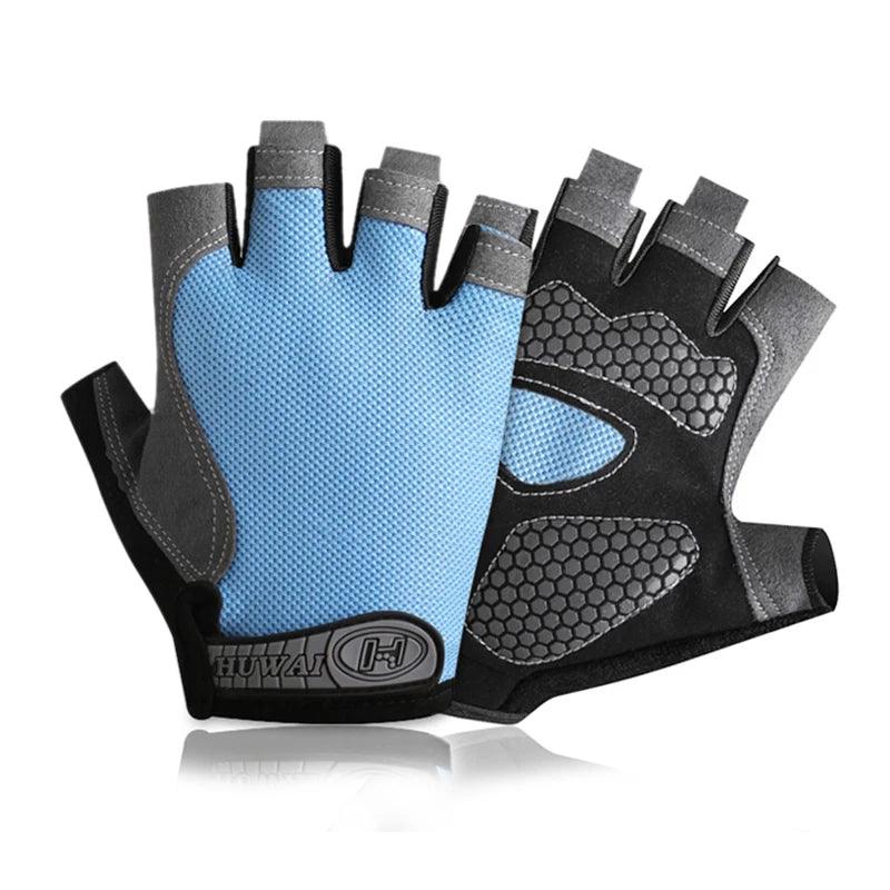 Breathable Half Finger Cycling Gloves - Anti-Slip, Washable Gym Gloves - StarsKing Technology