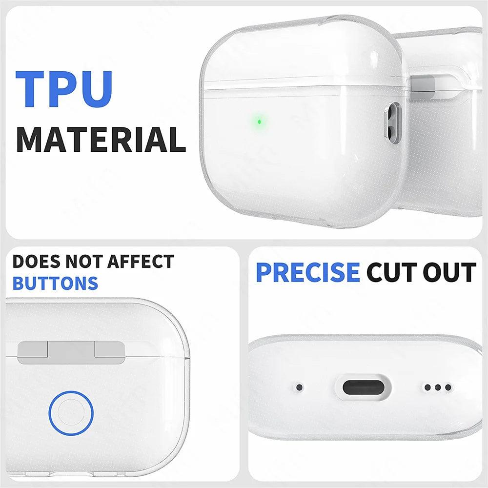 Clear Silicone Case for Airpods Pro 2 - StarsKing Technology