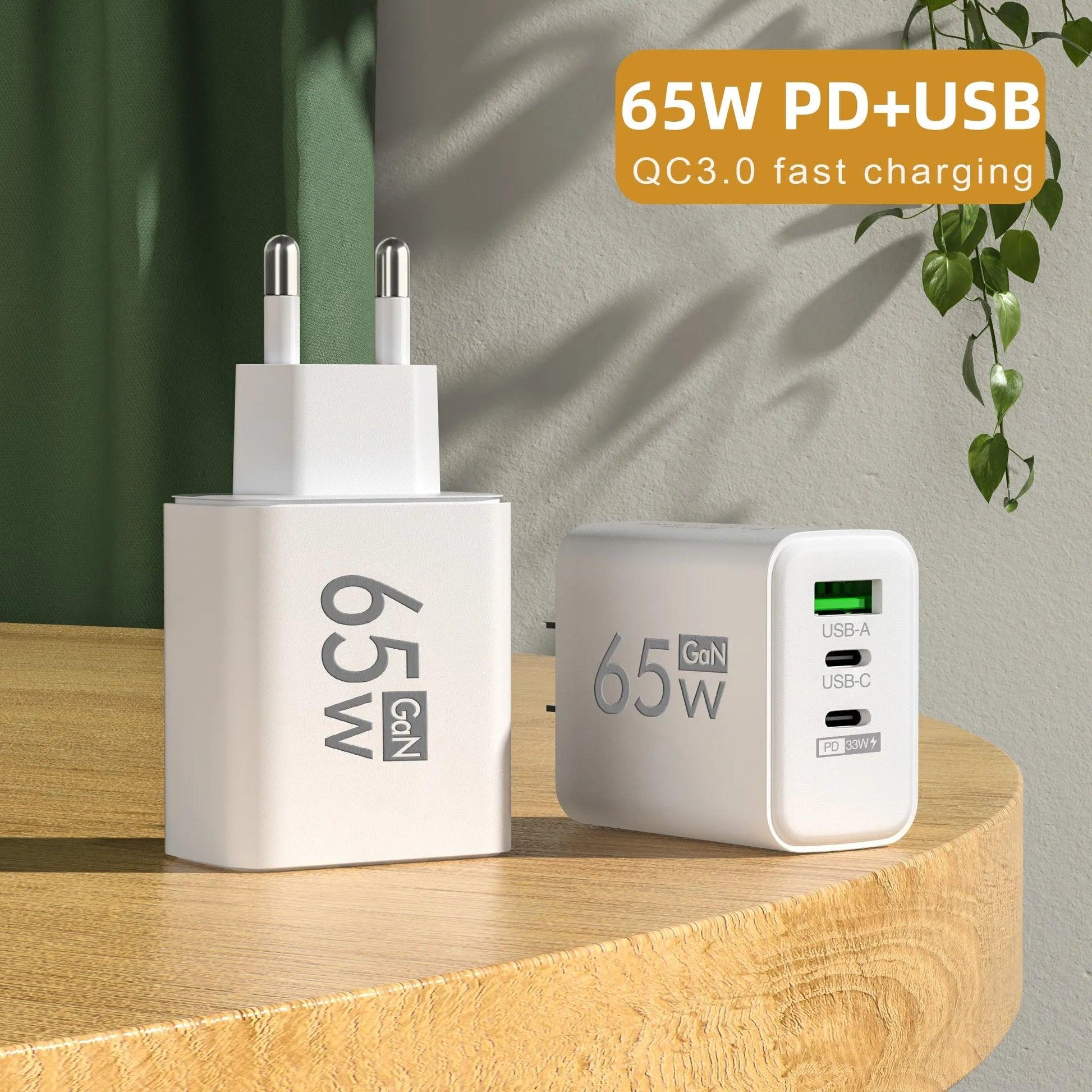 Super Fast Charging adapter EU/US (65W) - StarsKing Technology