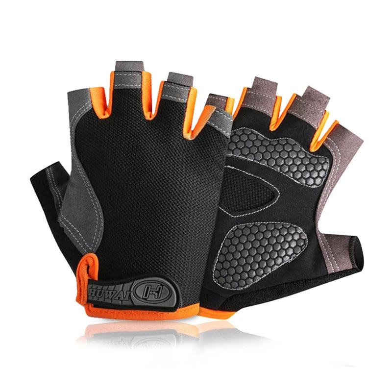 Breathable Half Finger Cycling Gloves - Anti-Slip, Washable Gym Gloves - StarsKing Technology