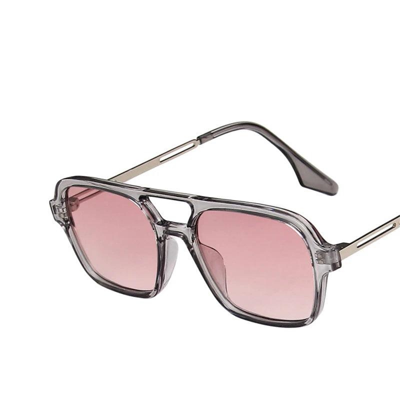 Retro Double Bridge Sunglasses - StarsKing Technology