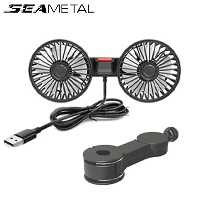 3-Speed Car Seat Back Cooling Fan: Beat the Heat in Style - StarsKing Technology